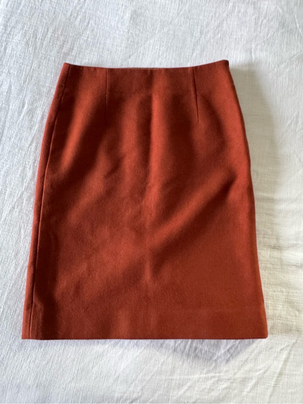 J. Crew 100% Double-Serge Wool Pencil Skirt, size 2